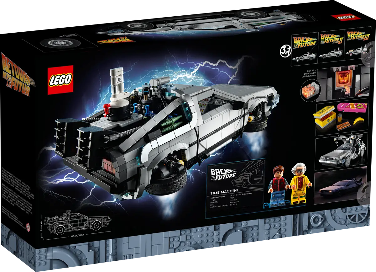 LEGO® Back to the Future Time Machine (10300) – DeLorean Zaman Makinesi Modeli