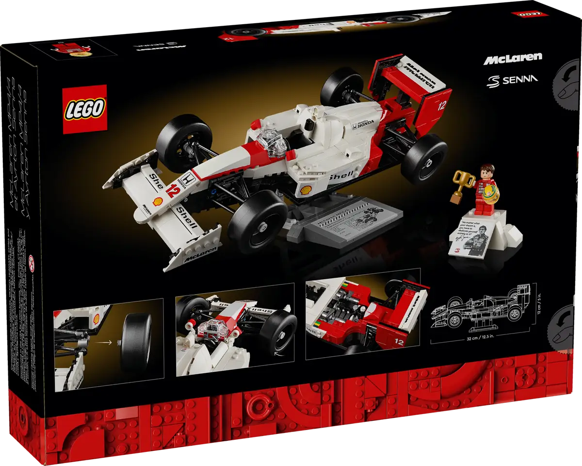 LEGO® McLaren MP4/4 & Ayrton Senna – Speed Champions İkonik F1 Seti