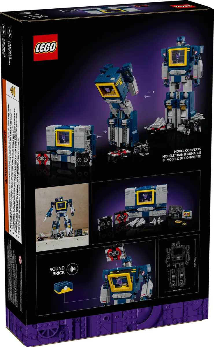 LEGO® Transformers: Soundwave – İkonik Dönüşüm Figürü