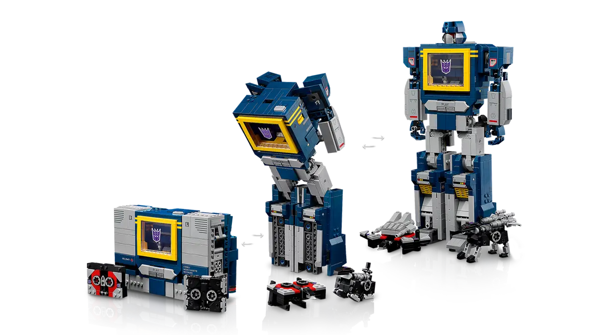 LEGO® Transformers: Soundwave – İkonik Dönüşüm Figürü
