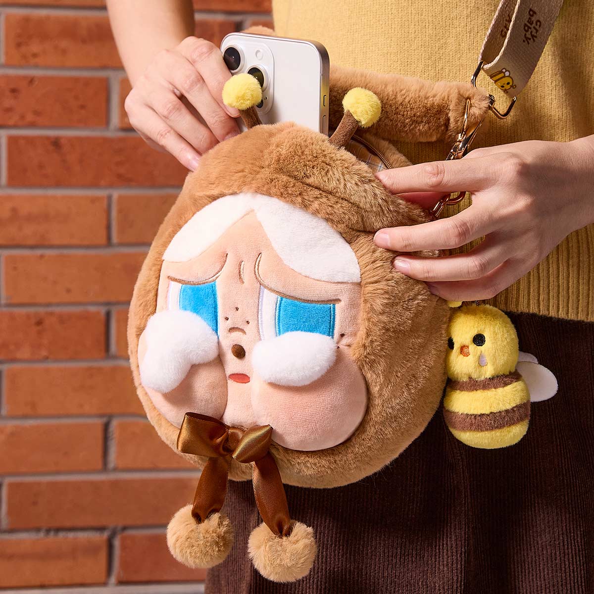 POP MART© CRYBABY Big Head Bag Çanta