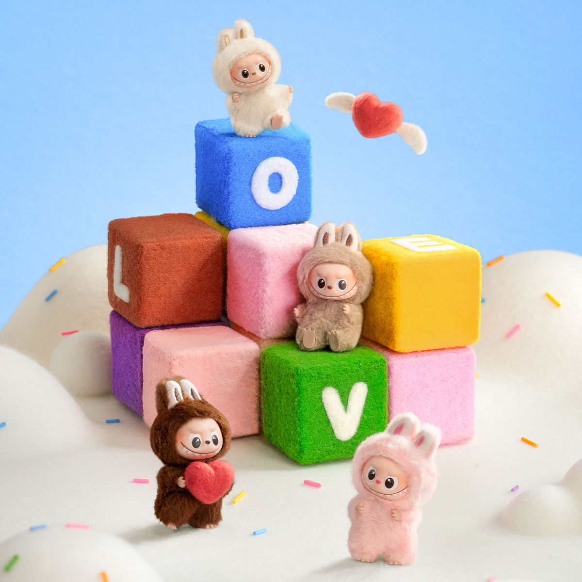 POP MART© Labubu Pin for Love Serisi (A-M)