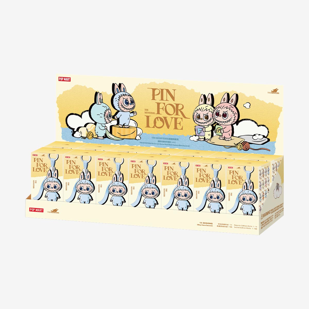 POP MART© Labubu Pin for Love Serisi (A-M)
