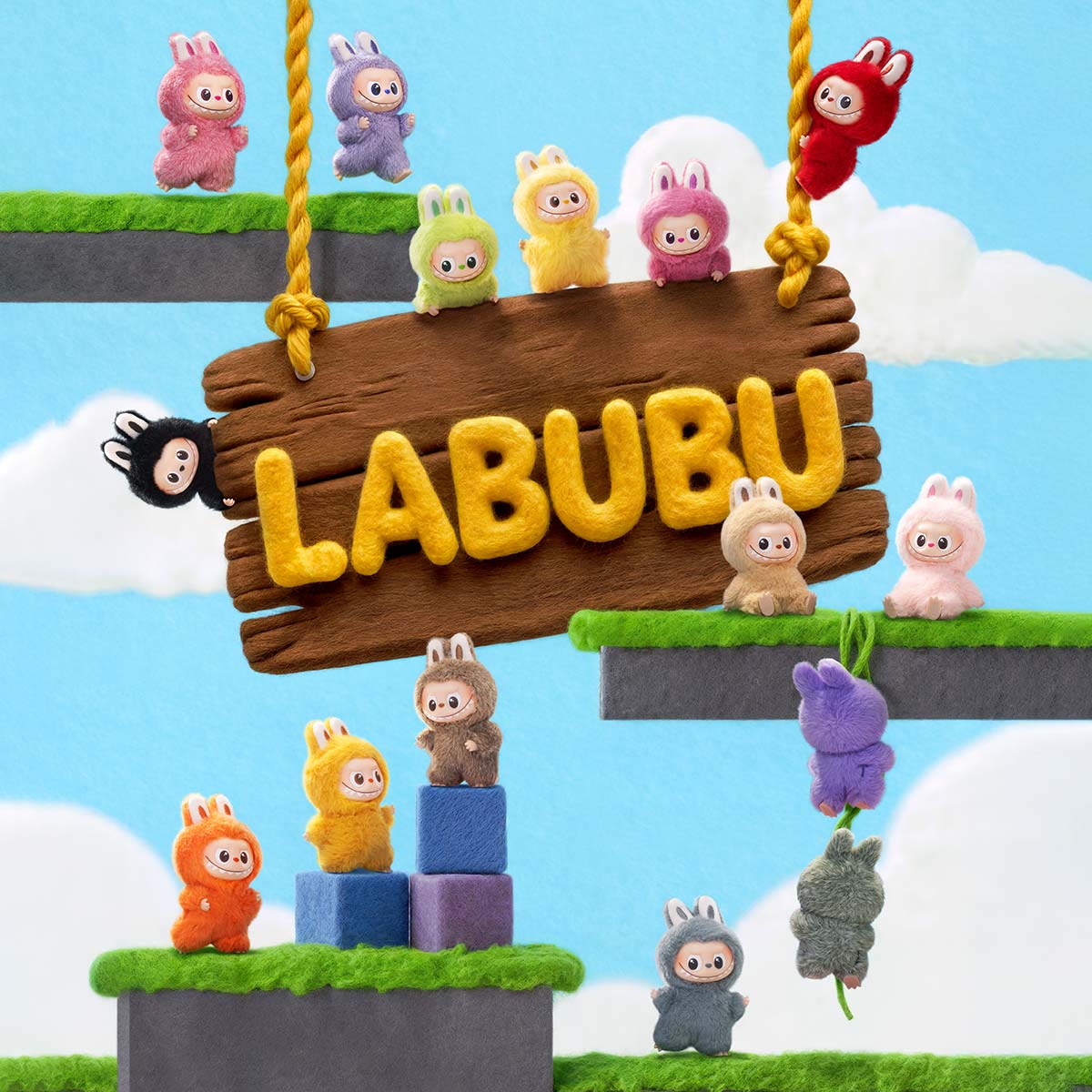 POP MART© Labubu Pin for Love Serisi (N-Z)