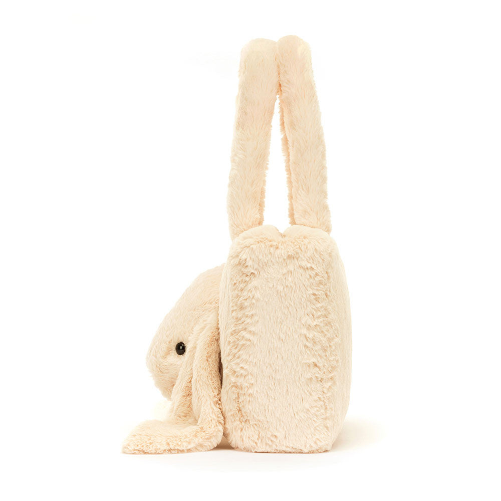 JELLYCAT® Smudge Rabbit Tote Bag | Peluş Tavşan Detaylı Bez Çanta