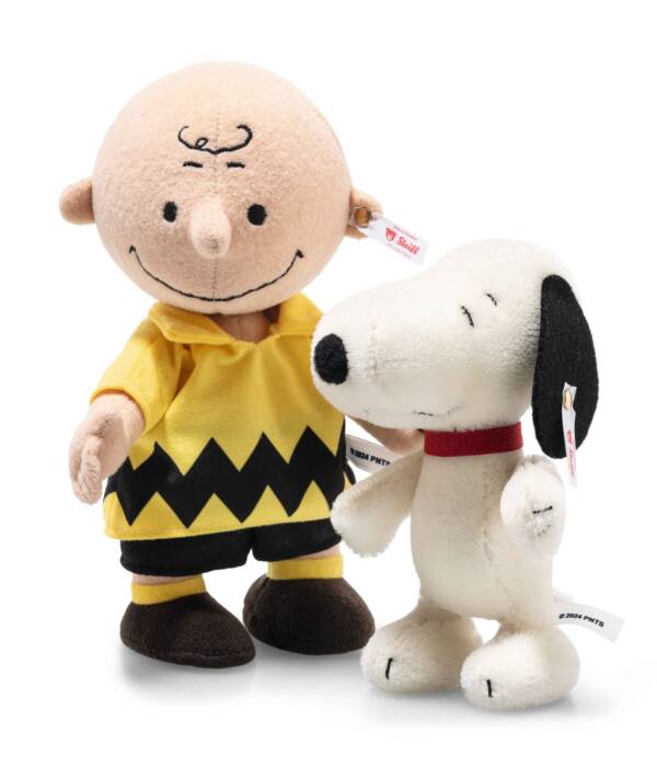 Steiff Charlie Brown and Snoopy