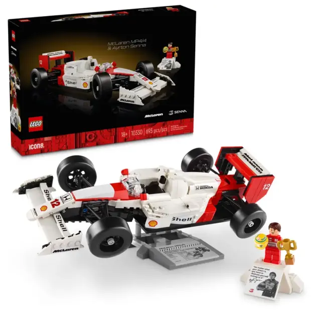 LEGO® McLaren MP4/4 & Ayrton Senna – Speed Champions İkonik F1 Seti