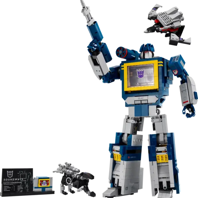 LEGO® Transformers: Soundwave – İkonik Dönüşüm Figürü