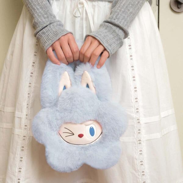 POP MART© Labubu Classic Plush Flower Bag - Görsel 8