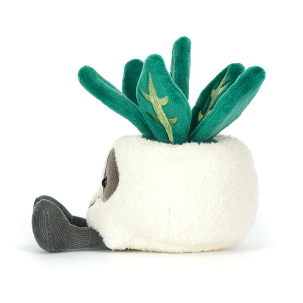 JELLYCAT® Amuseables Skull Planter – Sevimli Gotik Tarzda Peluş Saksı Figürü - Görsel 3