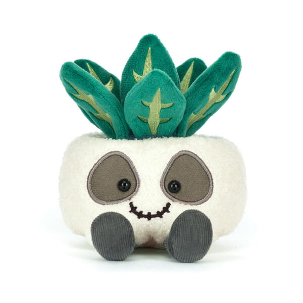 JELLYCAT® Amuseables Skull Planter – Sevimli Gotik Tarzda Peluş Saksı Figürü - Görsel 2