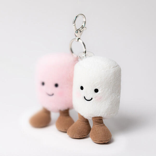 JELLYCAT® Amuseables Pair of Marshmallows Bag Charm | Sevimli Çanta Aksesuarı - Görsel 3