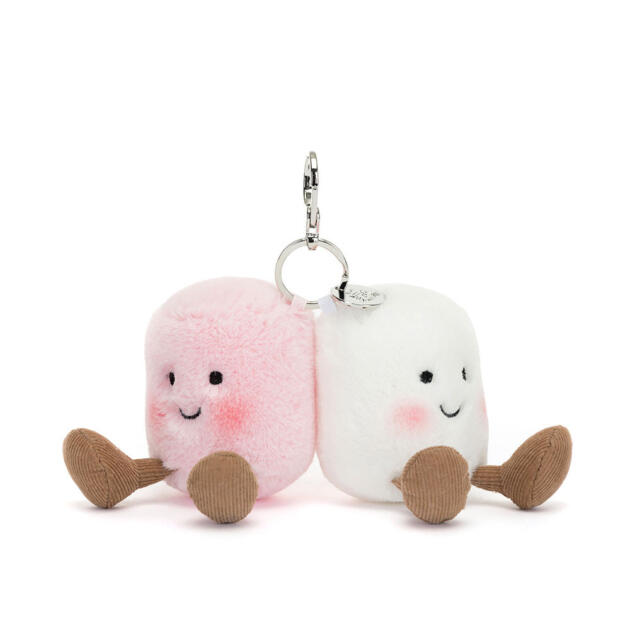 JELLYCAT® Amuseables Pair of Marshmallows Bag Charm | Sevimli Çanta Aksesuarı
